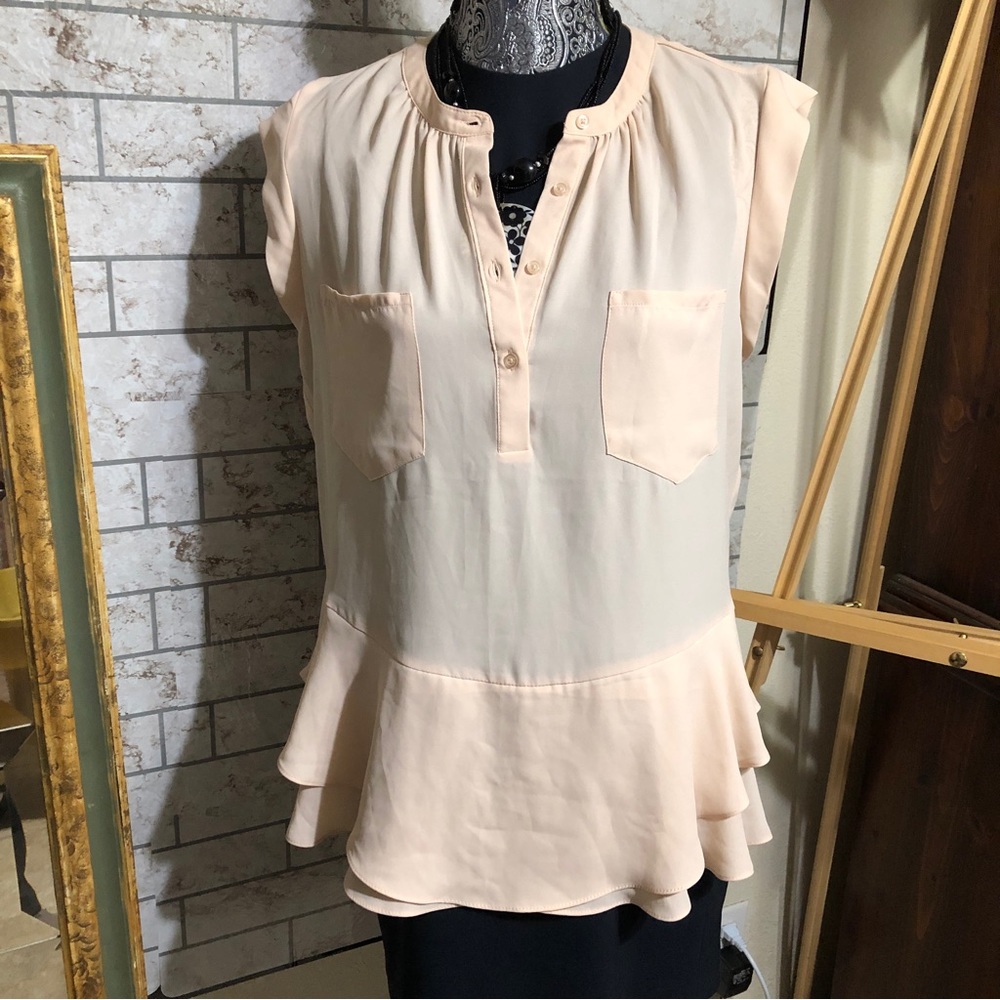 Mossimo Supply Co. Cream Blouse